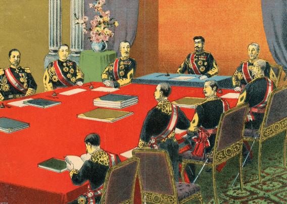 明治天皇の御前会議 日露戦争決定