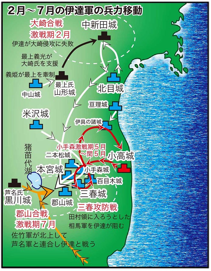 会津黒川城主 蘆名盛隆の命日～伊達政宗と佐竹義重の継嗣争い